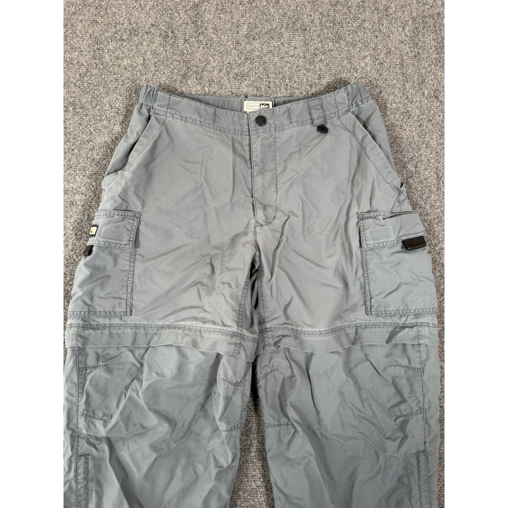 Rei Convertible Cargo Pants Womens 6P Blue Gray Relaxed Hiking Travel Outdoor - Picture 4 of 16